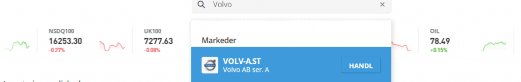 volvo aktier