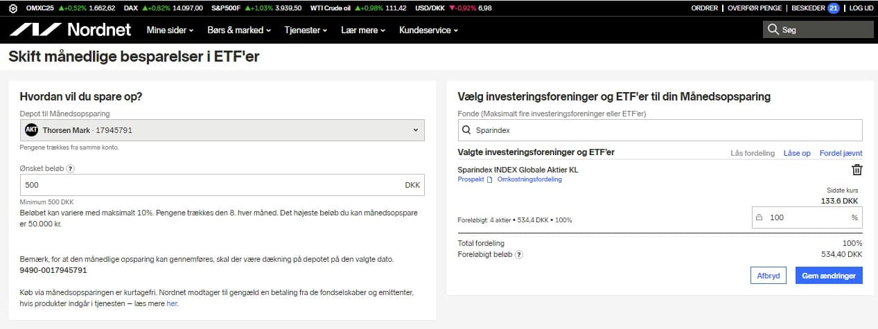 Nordnet Månedsopsparing (2024) Se Alle Fordele & Ulemper